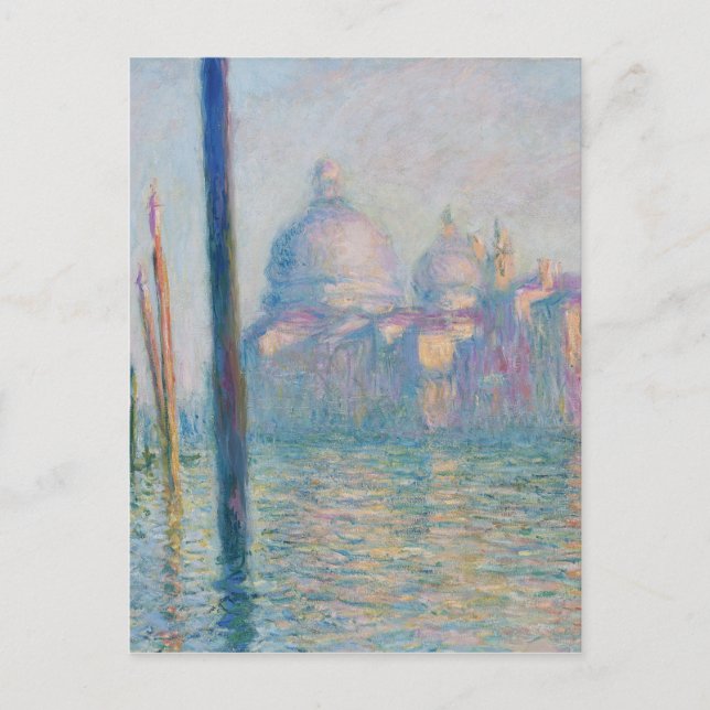 Claude Monet Grand Canal Venice Italy Travel Postcard (Front)