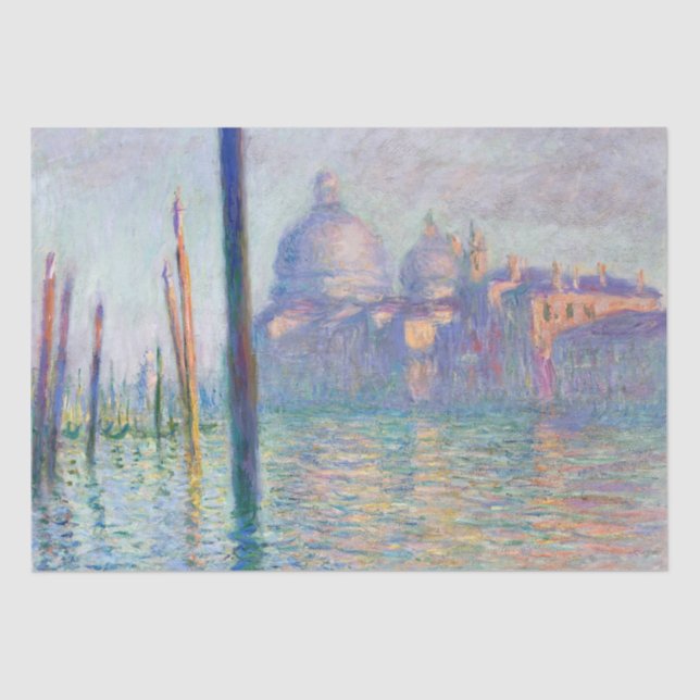 Claude Monet - Grand Canal, Venice Tissue Paper (Front)