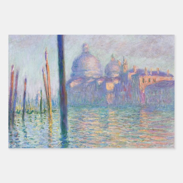 Claude Monet - Grand Canal, Venice Wrapping Paper Sheet (Front)