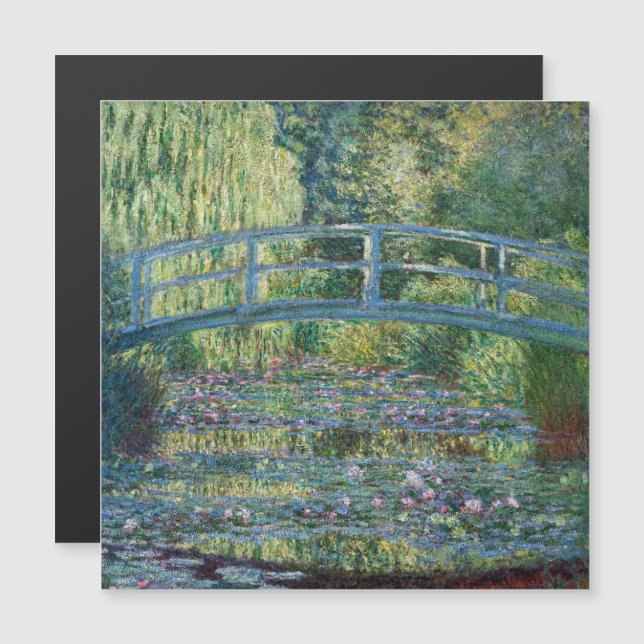 Claude Monet - Green Harmony Magnetic Card (Front/Back)
