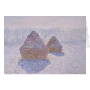 Claude Monet   Haystacks Effect of Snow and Sun