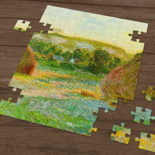 Claude Monet // Haystacks Jigsaw Puzzle