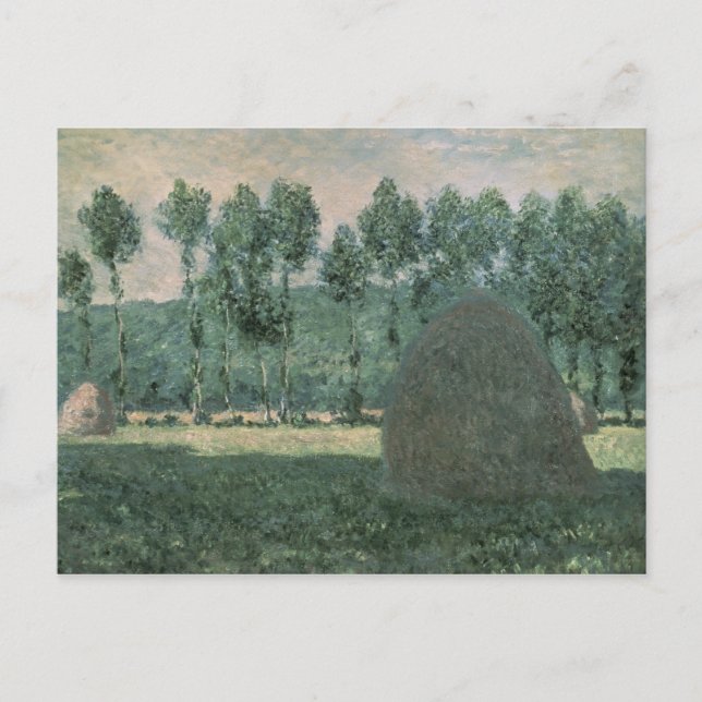 Claude Monet | Haystacks near Giverny, c.1884-89 Postcard (Front)