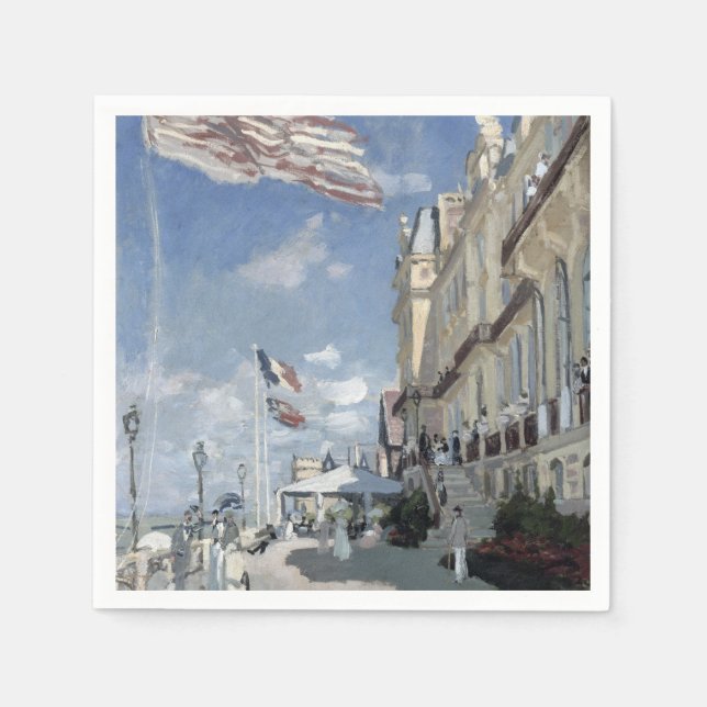 Claude Monet Hôtel des Roches Noires, Trouville Napkin (Front)