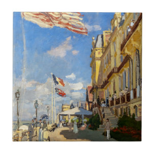 Claude Monet - Hotel des Roches Noires, Trouville Tile
