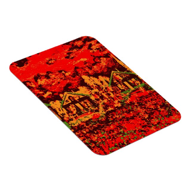 Claude Monet Houses at Argenteuil (Modified) Magnet (Right Side)