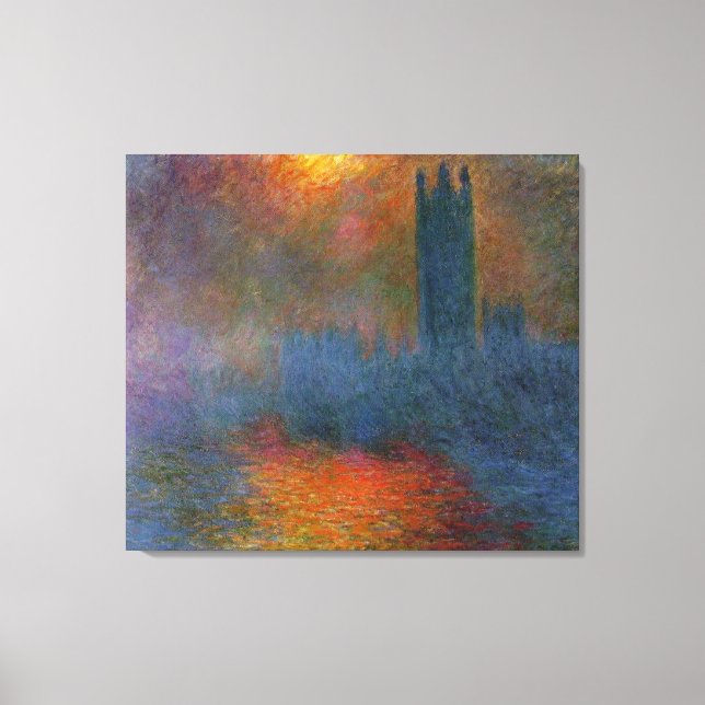 Claude Monet - Houses of Parliament Canvas Print (Front)