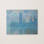 Claude Monet. Houses of Parliament London. Blue Jigsaw Puzzle<br><div class="desc">Claude Monet "Houses of Parliament,  London" puzzle.</div>