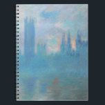 Claude Monet. Houses of Parliament London. Blue Notebook<br><div class="desc">Claude Monet "Houses of Parliament,  London" notebook.</div>