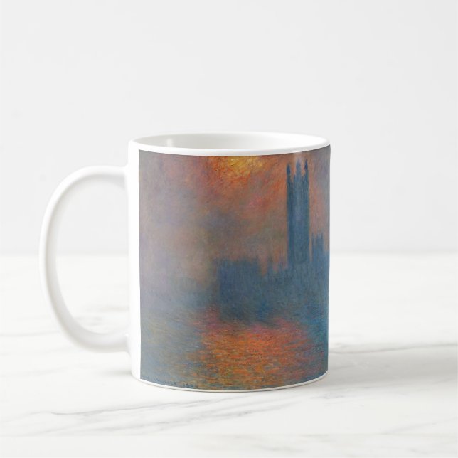 Claude Monet - Houses of Parliament London Coffee Mug (Left)