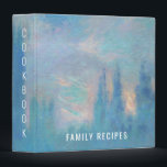 Claude Monet. Houses of Parliament London cookbook Binder<br><div class="desc">Claude Monet "Houses of Parliament,  London" family recipes cookbook binder.</div>