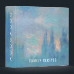 Claude Monet. Houses of Parliament London cookbook Binder<br><div class="desc">Claude Monet "Houses of Parliament,  London" family recipes cookbook binder.</div>