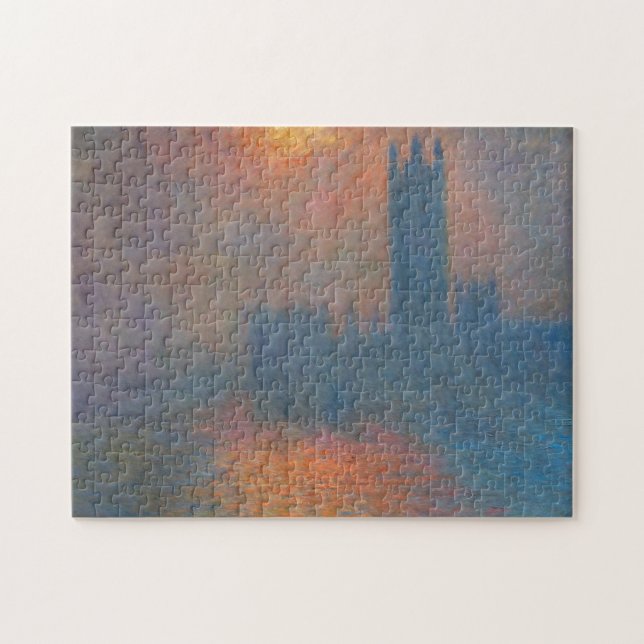 Claude Monet - Houses of Parliament London Jigsaw Puzzle (Horizontal)