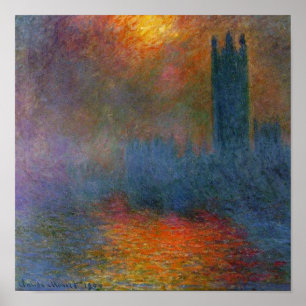 Claude Monet - Houses of Parliament Poster