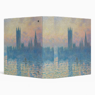 Claude Monet Houses of Parliament Sunset Binder