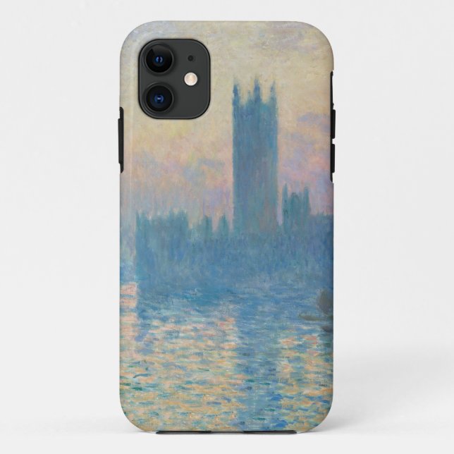 Claude Monet Houses of Parliament Sunset Case-Mate iPhone Case (Back)