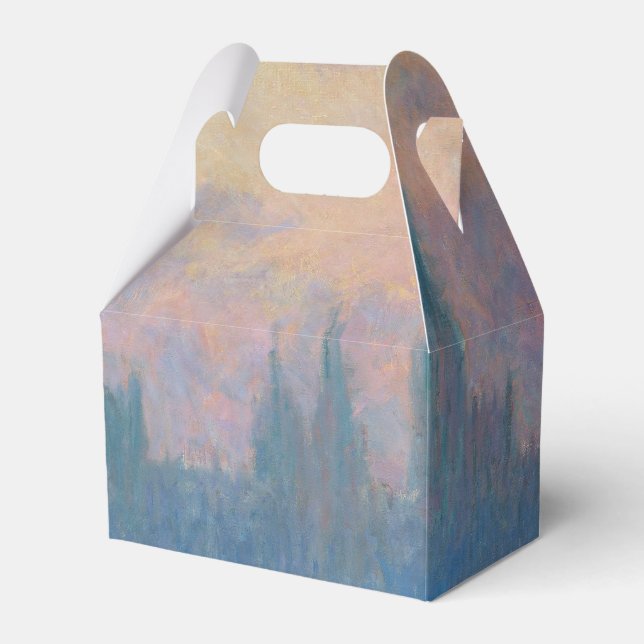 Claude Monet Houses of Parliament Sunset Favor Box (Front Side)