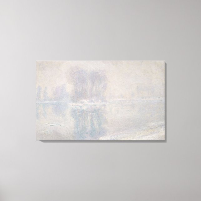 Claude Monet | Ice Floes Canvas Print (Front)