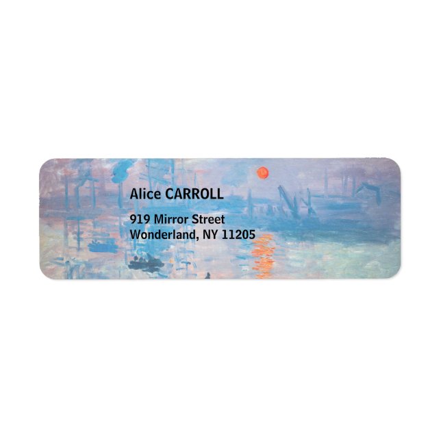 Claude Monet - Impression, lever de soleil (Devant)