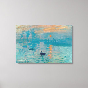 CLAUDE MONET - Impression, sunrise 1872 Canvas Print