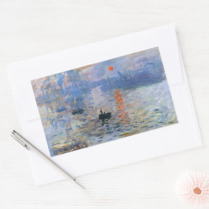 Claude Monet Impression Sunrise 1872 Harbour Art Sticker