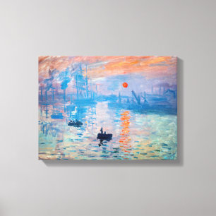 Claude Monet - Impression, Sunrise Canvas Print