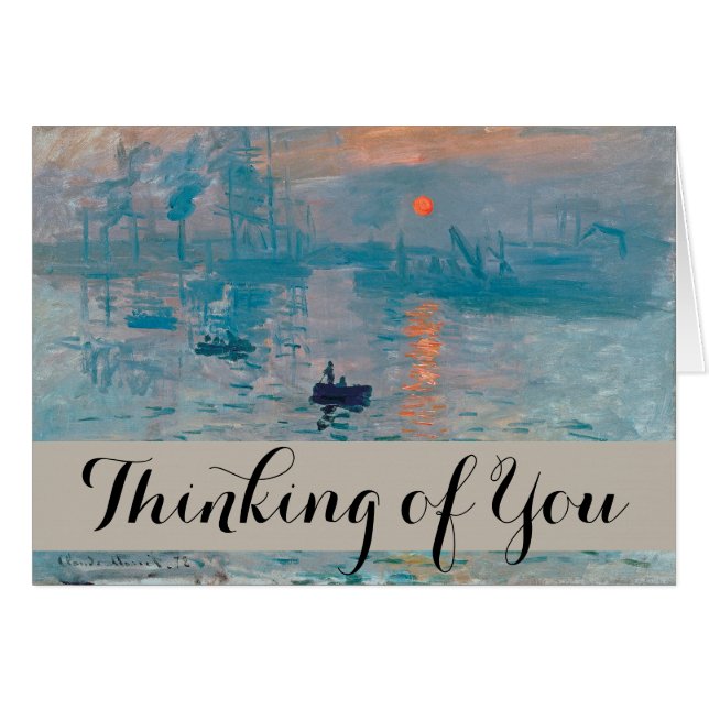 Claude Monet Impression Sunrise Français (Devant horizontal)