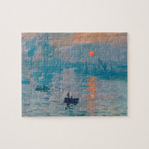 Claude Monet Impression Sunrise French Jigsaw Puzzle