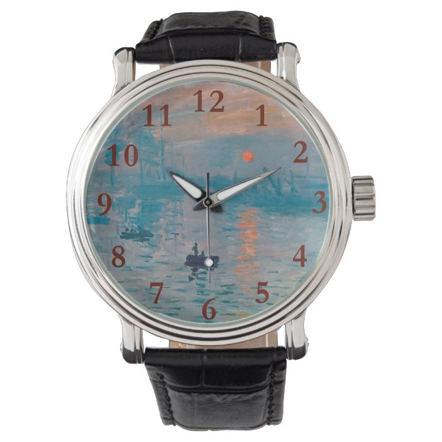 Claude Monet Impression Sunrise French Watch (Front)