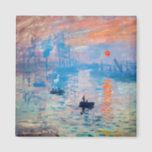 Claude Monet - Impression, Sunrise Magnet<br><div class="desc">Impression,  Sunrise (Impression,  Soleil levant) - Claude Monet,  Oil on canvas,  1872

Impression,  Sunrise depicts the port of Le Havre,  Monet's hometown.</div>