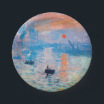 Claude Monet - Impression, Sunrise Paper Plate<br><div class="desc">Impression,  Sunrise (Impression,  Soleil levant) - Claude Monet,  Oil on canvas,  1872

Impression,  Sunrise depicts the port of Le Havre,  Monet's hometown.</div>