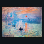 Claude Monet - Impression, Sunrise Photo Print<br><div class="desc">Impression, Sunrise (Impression, Soleil levant) - Claude Monet, Oil on canvas, 1872
Impression, Sunrise depicts the port of Le Havre, Monet's hometown.</div>