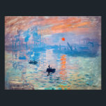 Claude Monet - Impression, Sunrise Photo Print<br><div class="desc">Impression, Sunrise (Impression, Soleil levant) - Claude Monet, Oil on canvas, 1872
Impression, Sunrise depicts the port of Le Havre, Monet's hometown.</div>