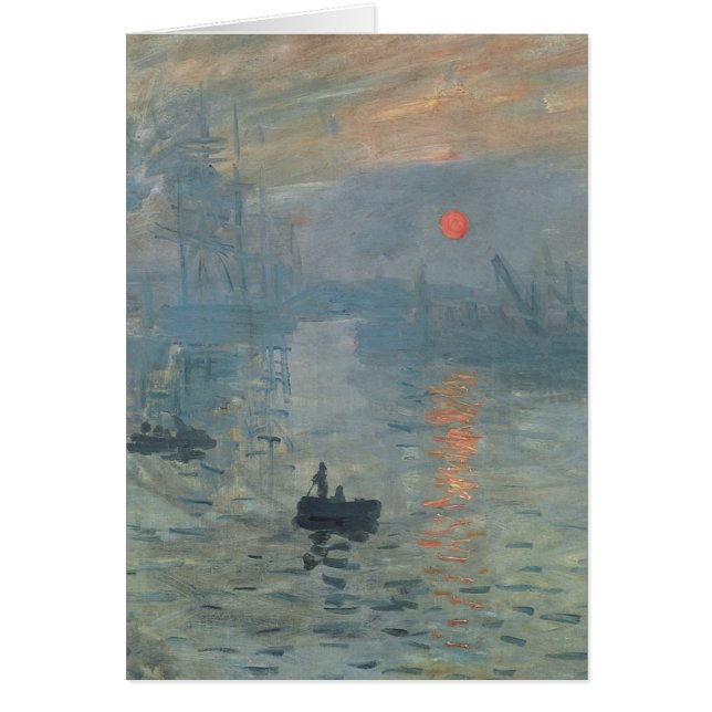 Claude Monet Impression Sunrise Soleil Levant (Front)