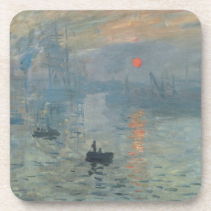 Claude Monet Impression Sunrise Soleil Levant Coaster