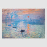 Claude Monet - Impression, Sunrise Tissue Paper<br><div class="desc">Impression, Sunrise (Impression, Soleil levant) - Claude Monet, Oil on canvas, 1872
Impression, Sunrise depicts the port of Le Havre, Monet's hometown.</div>