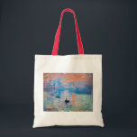 Claude Monet - Impression, Sunrise Tote Bag<br><div class="desc">Impression, Sunrise (Impression, Soleil levant) - Claude Monet, Oil on canvas, 1872
Impression, Sunrise depicts the port of Le Havre, Monet's hometown.</div>