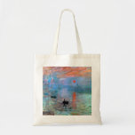 Claude Monet Impression Sunrise Tote Bag<br><div class="desc">Impression Sunrise painted by Claude Monet in 1872.</div>