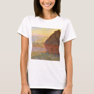 Claude Monet Impressionist Painting Graystaks I T-Shirt