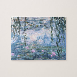 Claude Monet Impressionist Water Lillies Painting Jigsaw Puzzle