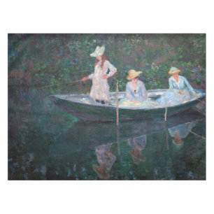 Claude Monet - In the Norwegian Boat Tablecloth