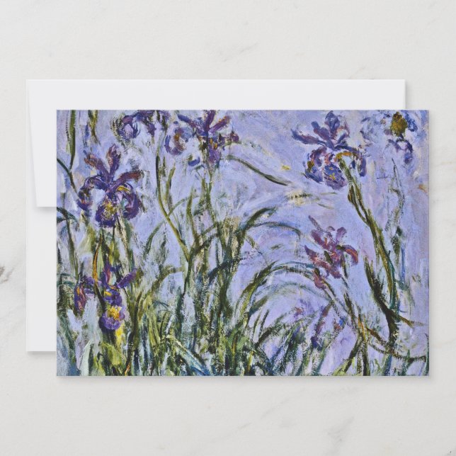 Claude Monet - Iris Mauves (Front)