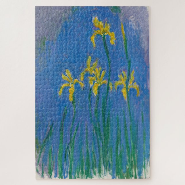 Claude Monet Iris Puzzle – 1924–1925 (Vertical)