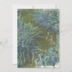 Claude Monet - Irises Invitation