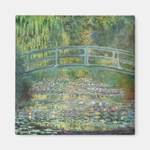 Claude Monet Japanese Bridge Water Lily Art Magnet