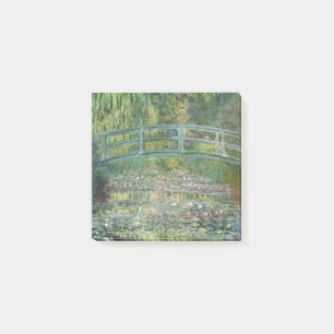 Claude Monet Japanese Bridge Water Lily Art Post-it Notes