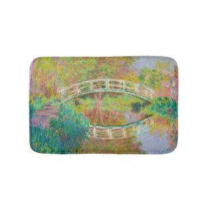 Claude Monet - Japanese Footbridge, Giverny Bath Mat