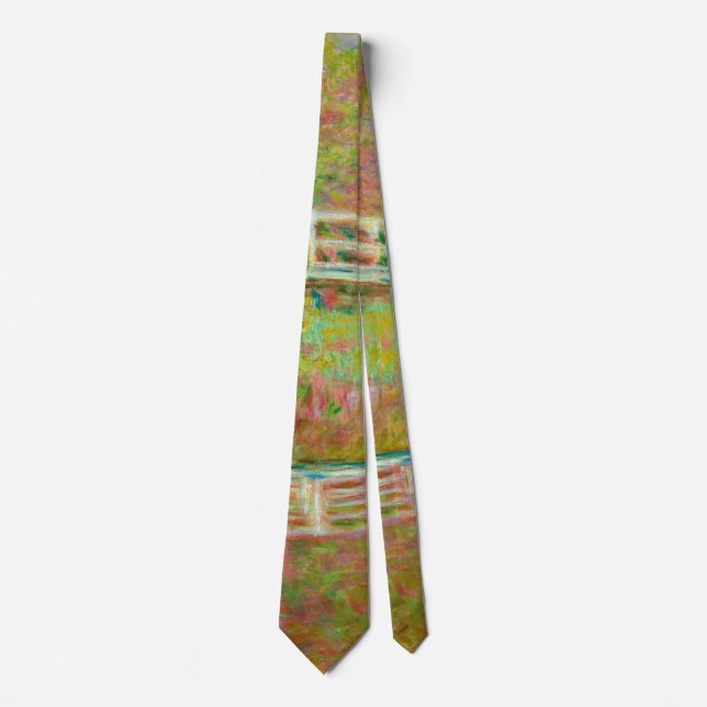 Claude Monet - Japanese Footbridge, Giverny Tie (Front)