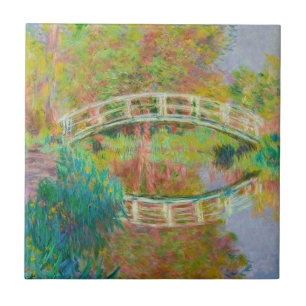 Claude Monet - Japanese Footbridge, Giverny Tile