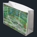 Claude Monet Japanese Footbridge. Impressionism Large Gift Bag<br><div class="desc">Claude Monet "Japanese Footbridge" gift bag.</div>